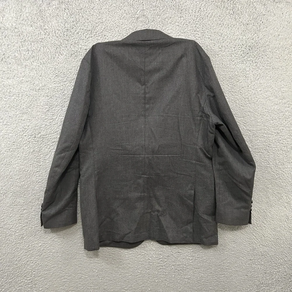 J Crew Blazer Mens 40R Gray Ludlow Slim Fit Cotton Wool Two Button Sport Moon‎